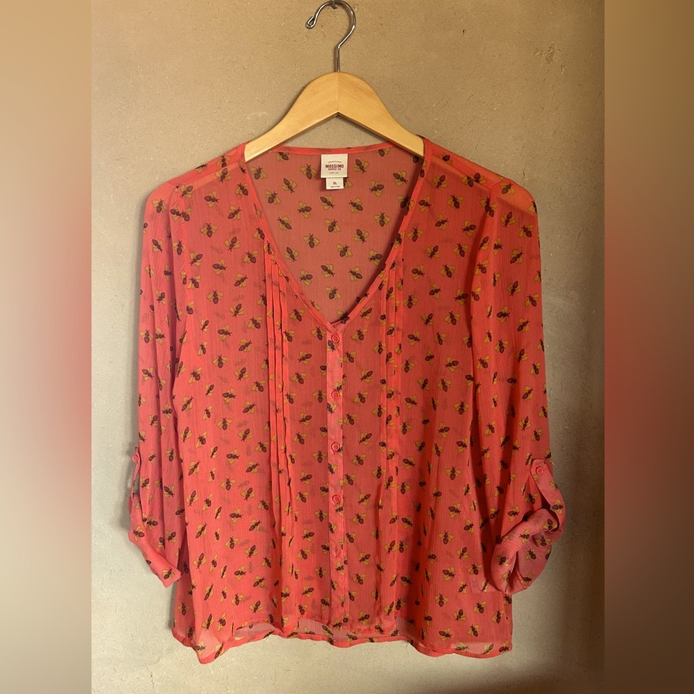 Honeybee print top